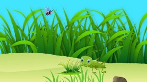 В траве сидел Кузнечик - детская песня и мультик. Мультфильм анимация для детей. Песенки для детей
