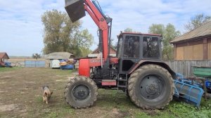 Огляд ЮМЗ-8244.2 та навантажувача саморобного!