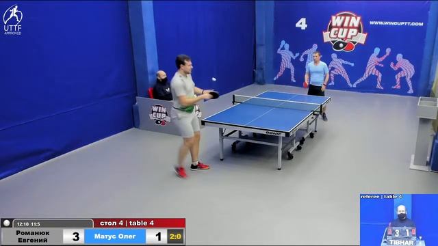 08:30  Романюк Евгений 3-1 Матус Олег  стол 4  ЮГ-1  29.12.21 смотреть онлайн