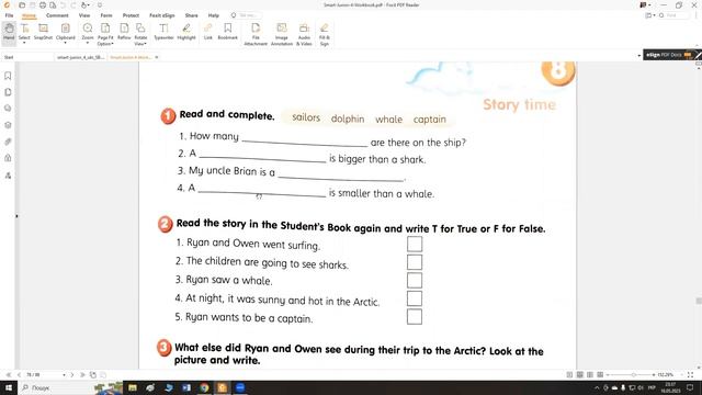 p 106 107 SB Reading Test Module 8 Smart Junior 4 @Yellow_English смотреть онлайн