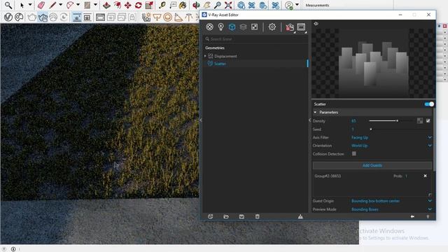 vray scatter in sketchup 2022