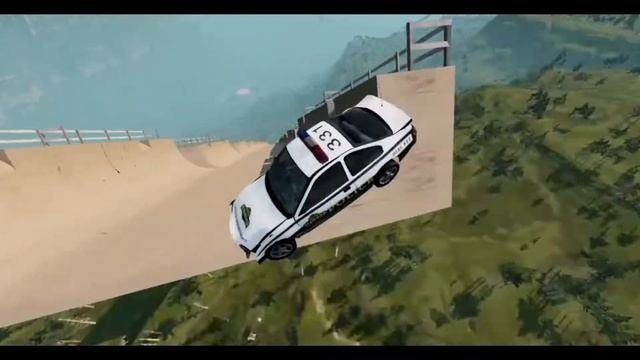 Cars vs Descent - BeamNG.drive