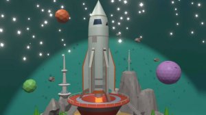 День Космонавтики в БЛЕНДЕРЕ / Запуск ракетоносителя в космос