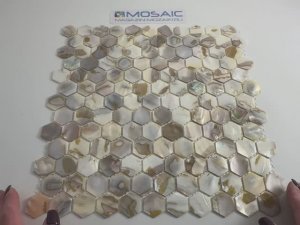 Мозаика HEXAGON PAINTED SHELL