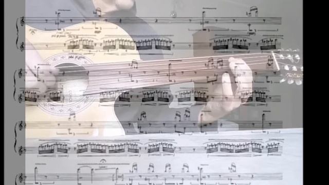 ...... Fretless Guitar....."Canzona di ringraziamento"...base Salvatore Sciarrino (1985)........... смотреть онлайн