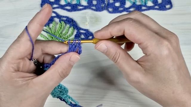 TUTO CROCHET PONCHO - TOP GRANNY FLEUR 