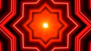 2K TV fast moving red color relaxing neon light tunnel background screensaver wallpaper visual ASMR