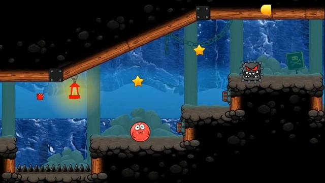ЗАТОНУВШИЕ ШАХТЫ! НОВЫЙ КРАСНЫЙ ШАРИК 4 - ПОДЗЕМНЫЕ ХОДЫ мультик игра   RED BALL 4 Volume 5 смотреть онлайн