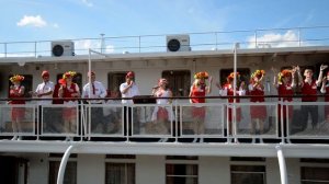 Теплоход "Н.В.Гоголь".Отправление из Перми