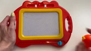 Английский алфавит на магнитной доске. Развивающее видео для детей.