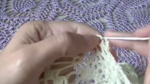 Ажурная салфетка с ананасами ряд 23-30.