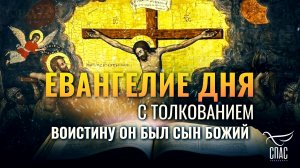 «Воистину Он был Сын Божий.» / Евангелие дня