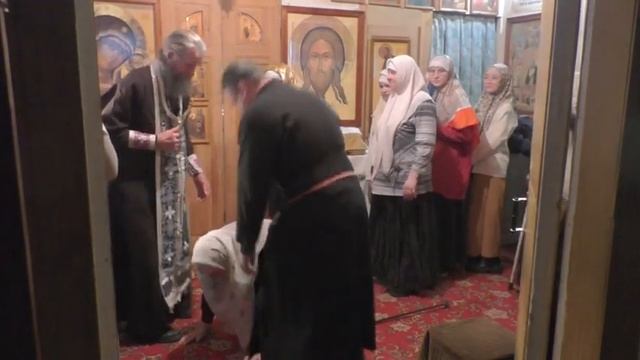 Прощёное воскресенье в храме.  26. 02. 2023