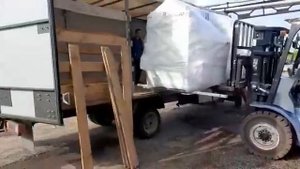 Как грузят 6 метровые газели грузом