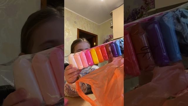 Распаковка подарков🎁 #блокнот #игрушка #воздушныйпластилин #светильник