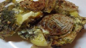 Запеканка картофельная с яйцом