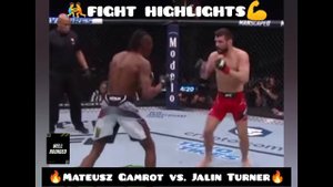🔥💪Mateusz Gamrot vs. Jalin Turner | FIGHT HIGHLIGHTS💪🔥