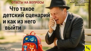 Что такое детский сценарий и как из него выйти