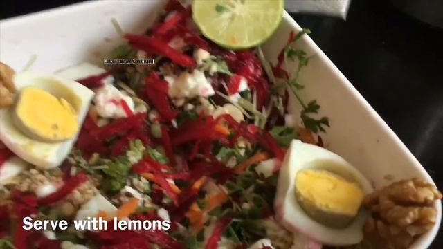 High protein salad  Eggs salad  healthy diet  muscle growth food  weight loss salad  diet reci