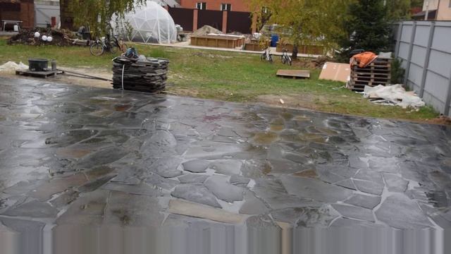 Мощение технология природного камня . Мостовая ру.