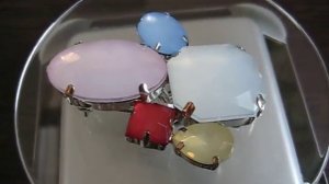 Винтажная брошь Абстрактная
