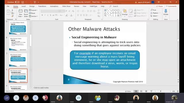 Lec 8 | Rootkits | Mobile Code | Social Engineering in Malware | Types