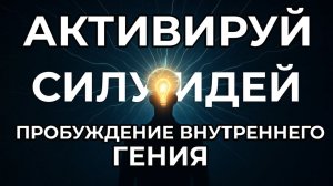 АКТИВИРУЙ СВОЕГО ВНУТРЕННЕГО ГЕНИЯ⚡ТВОЯ ИДЕЯ ПЕРЕВЕРНЕТ МИР