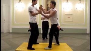 Внутреннее соревнование Вин Чунь липкие руки