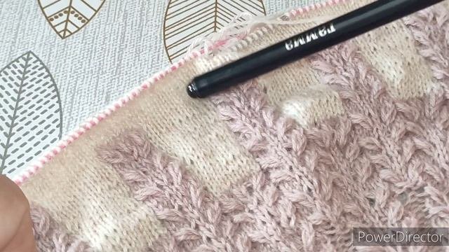 Как я  вязала круглую кокетку с колосками.МКлайт.