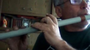 Самодельная флейта Бансури. Titanic. Flute made of pvc pipe.