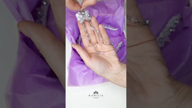 Упаковка украшений ручной работы KAMILIA brand | #ободоксвоимируками #ободокдляволос #серьгиподвеск