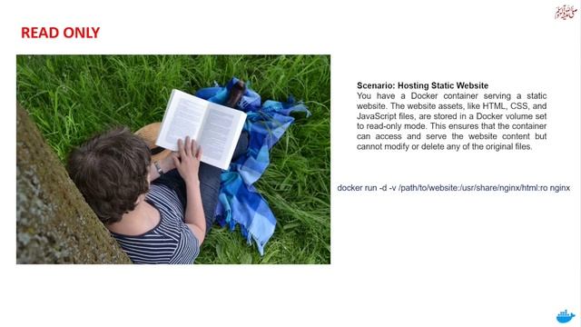 51 | Read Only And Read/Write Docker Volumes | Docker Storage | Urdu