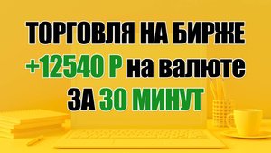 ТОРГОВЛЯ НА БИРЖЕ! ПРИБЫЛЬНЫЙ ТРЕЙДИНГ! СДЕЛКА ПО ВАЛЮТЕ ОНЛАЙН.