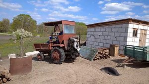 Самодельный трактор с двигателем ЗиД