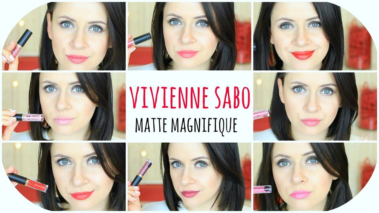 БЮДЖЕТНАЯ КОСМЕТИКА |  ПОМАДЫ  VIVIENNE SABO matte magnifique | Бьюти обзор с NIKKOKO8