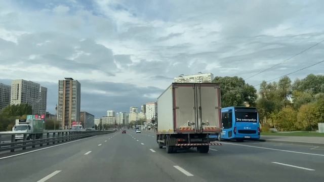 Самая крупная магистраль Москвы! На машине с комментариями!