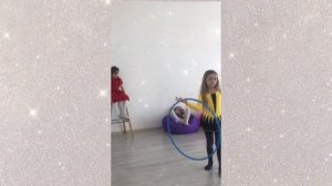 Выступила на мой день рождения. Цирк Хула хуп