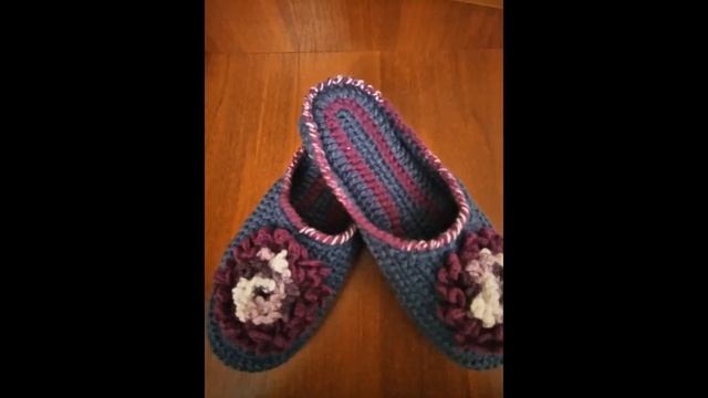 Домашние тапочки. Вязаная обувь смотреть онлайн