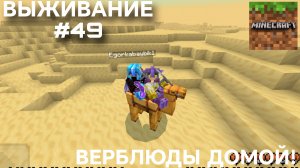 ВЫЖИВАНИЕ С ДРУГОМ #49 ВЕРБЛЮДЫ ДОМОЙ!