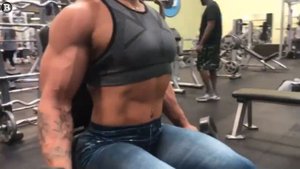 Kristina Nicole Gym Workout | Fbb Muscle Girl | Female Bodybuilding Motivation