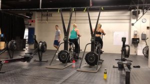 Tanja Líf Davíðsdóttir og Krístin Sif Björgvinsdóttir Crossfit Reykjavik European Championsships