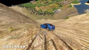 GTA 4 Cliff Drops Crashes with Real Cars mods #55 | Odycrash