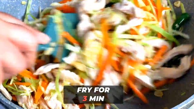 Chicken Hakka noodles recipe Indian style | Quick Hakka noodles | смотреть онлайн