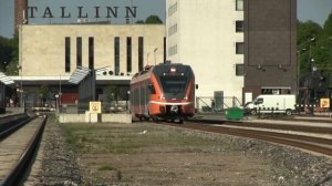 Поющие рельсы на ст. Таллин-Балти / Singing rails at Tallinn main station