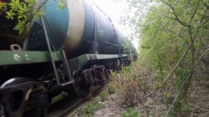 ТЭМ2 5315 едет с цистернами в направлении Кемерово сортировочная