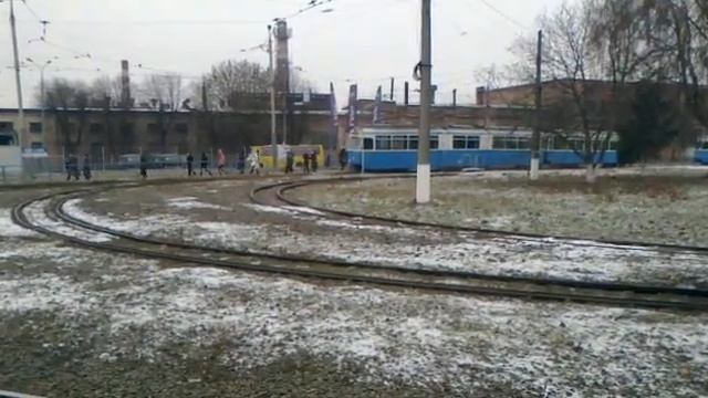 Вінниця. Найдовший трамвай на маршруті №4. Частина 01. Залізничний вокзал