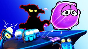 ЛИЗУН ГЛАЗАСТИК в подводном мире ЧАСТЬ#2 игра Goo Saga на канале Мистер Игрушкин