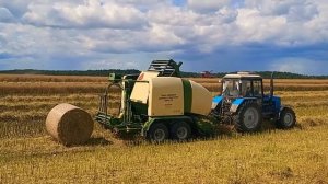 Прессование соломы