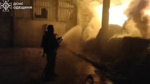СВО. Складские помещения были уничтожены ударом «гераней» в Одессе