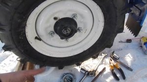 Скаут  Т-15  заміна підшипника на ступиці